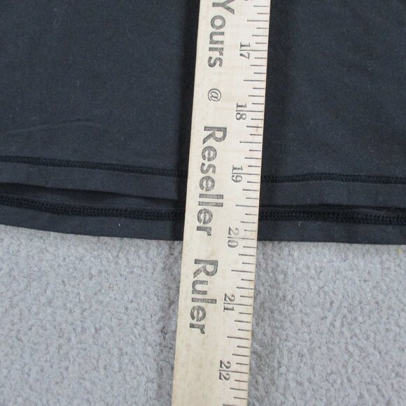 SKIMS Fits Everybody Long Sleeve T Shirt Womens Small Onyx Black Stretch NEW - Picture 8 of 9